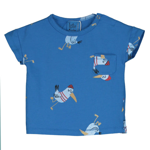 Seagulls Baby T-Shirt – royal blue