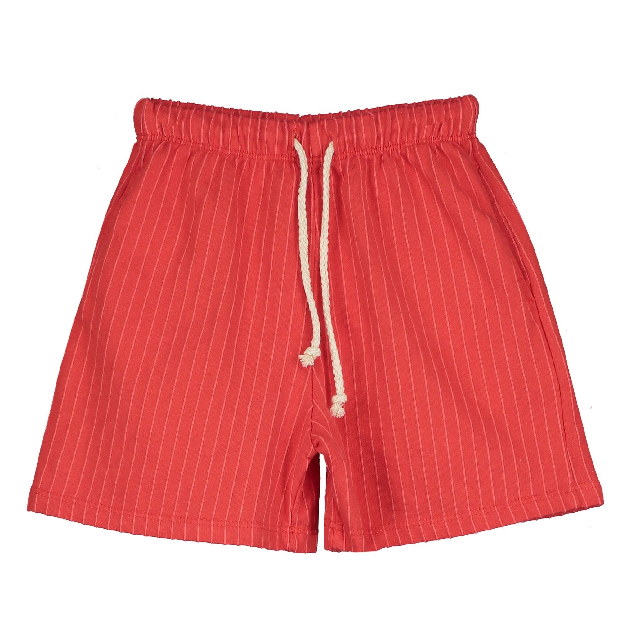 Bermuda Pockets Shorts – red