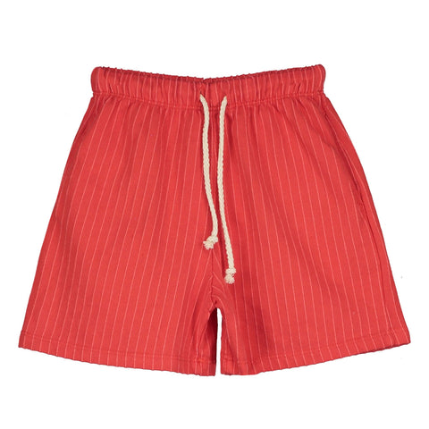 Bermuda Pockets Shorts – red