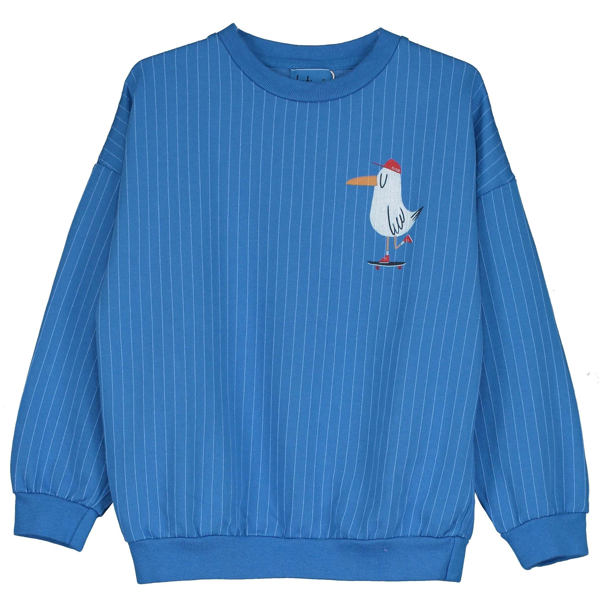 Skating Seagull Sweatshirt – royal blue