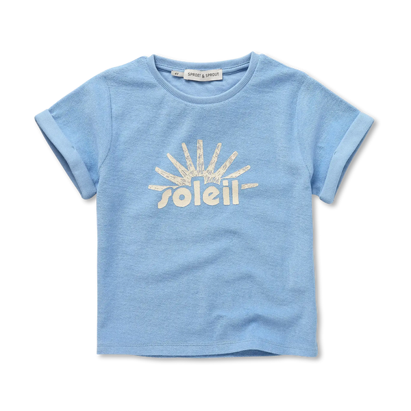 Terry T-Shirt Soleil – forever blue