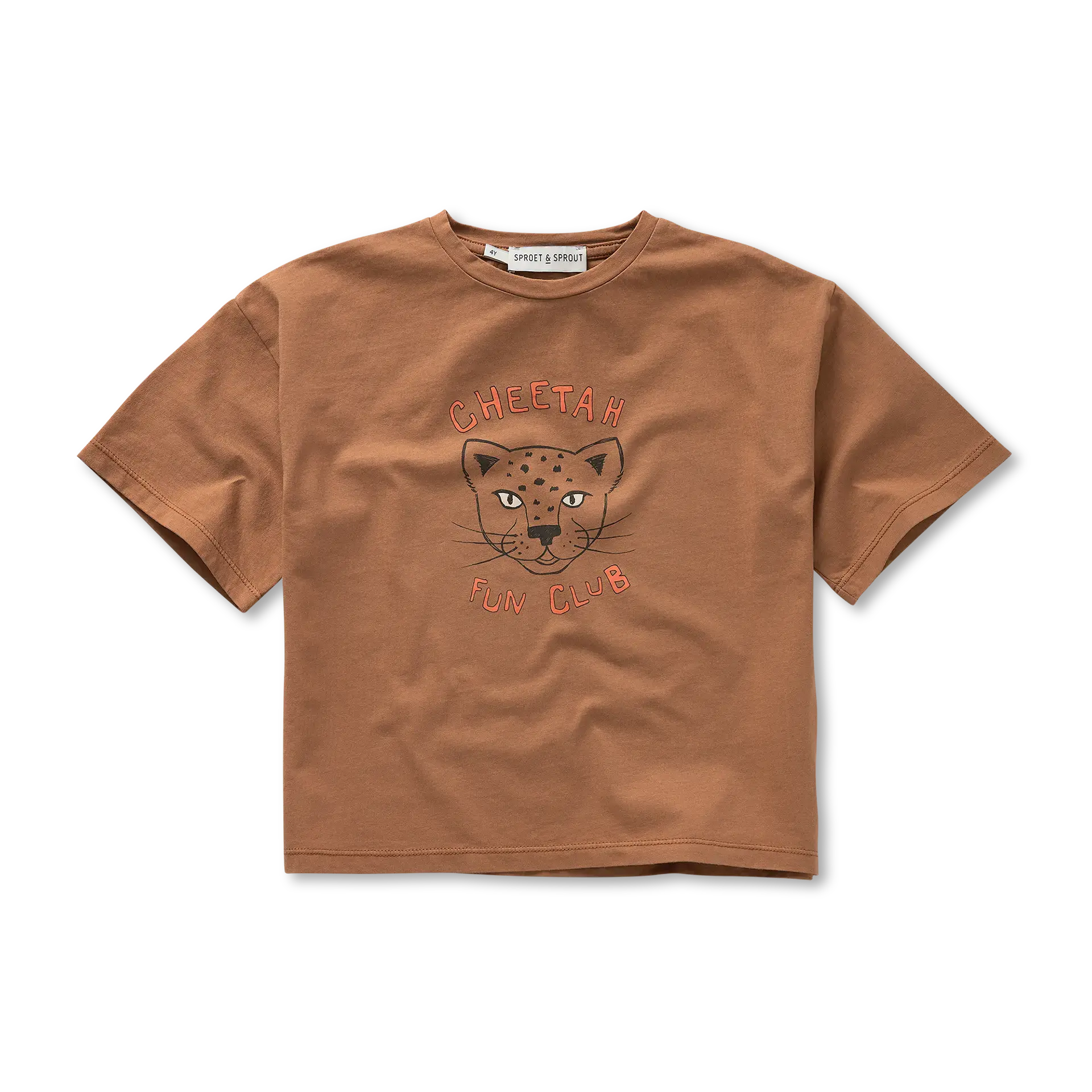 T-Shirt Cheetah – tabacco