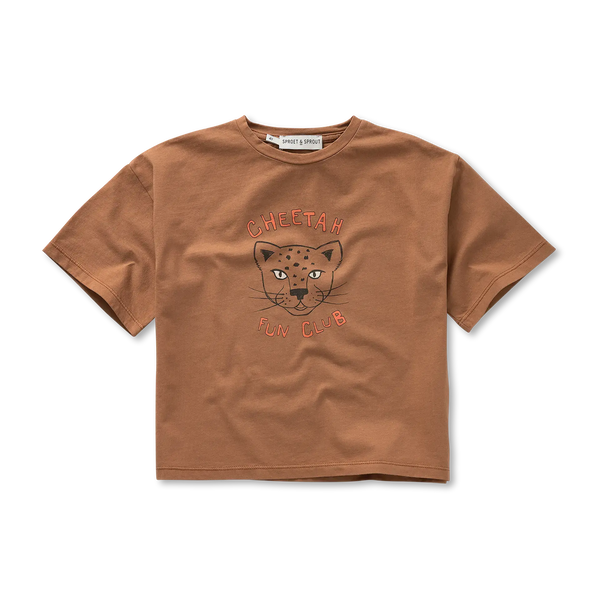 T-Shirt Cheetah – tabacco