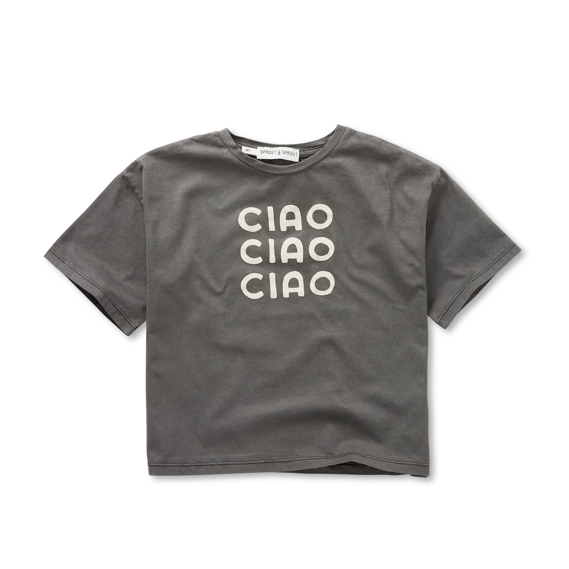 T-Shirt Ciao – washed black