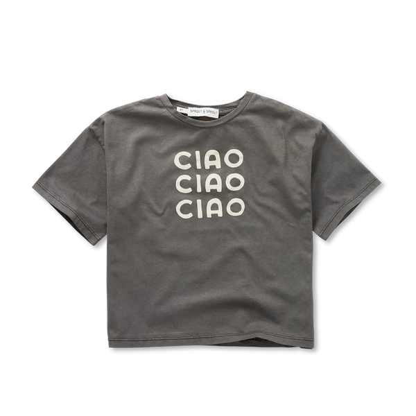 T-Shirt Ciao – washed black