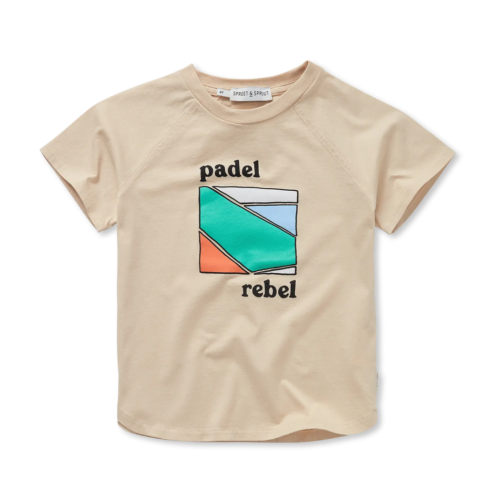 Raglan T-Shirt Padel Rebel – sesame