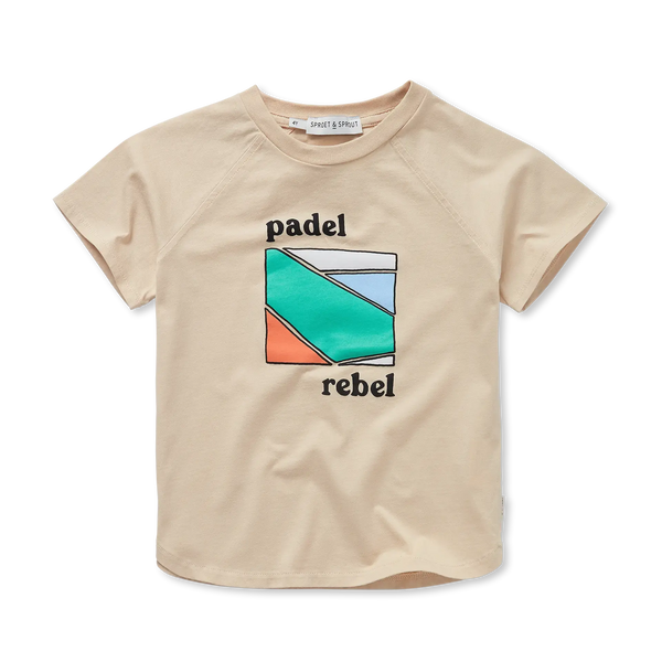 Raglan T-Shirt Padel Rebel – sesame