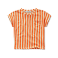 Linen T-Shirt Stripes – sesame