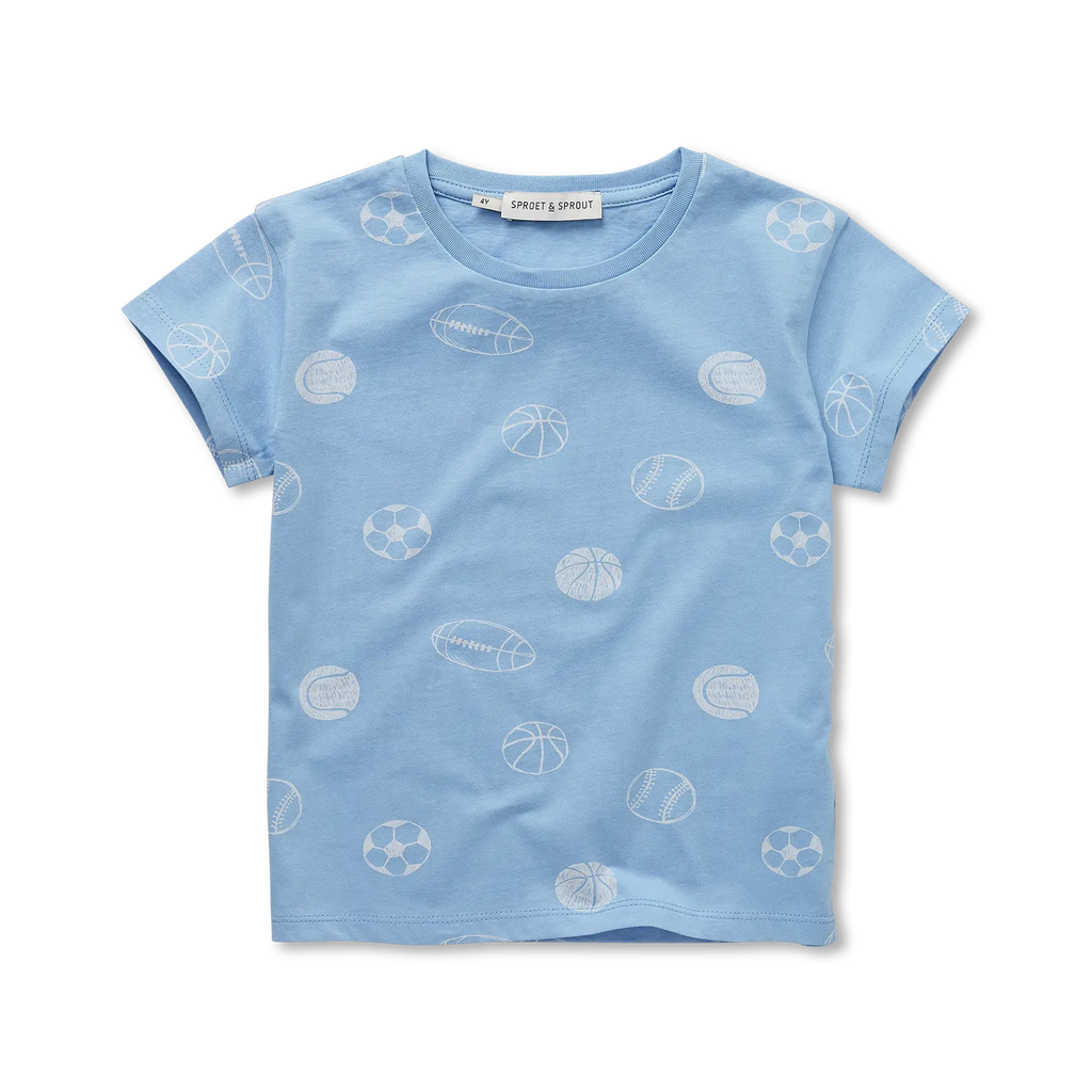 T-Shirt Balls Print – forever blue
