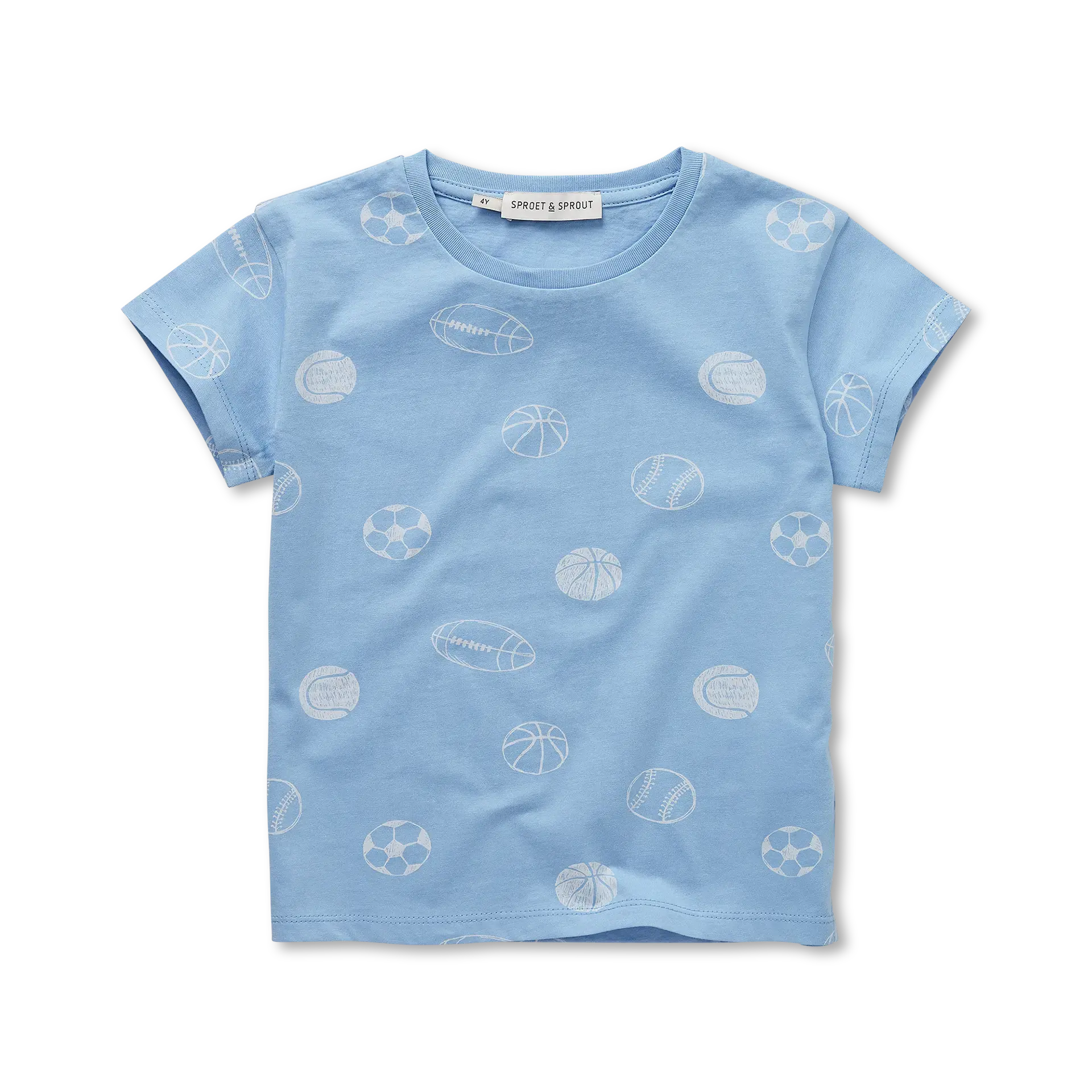 T-Shirt Balls Print – forever blue