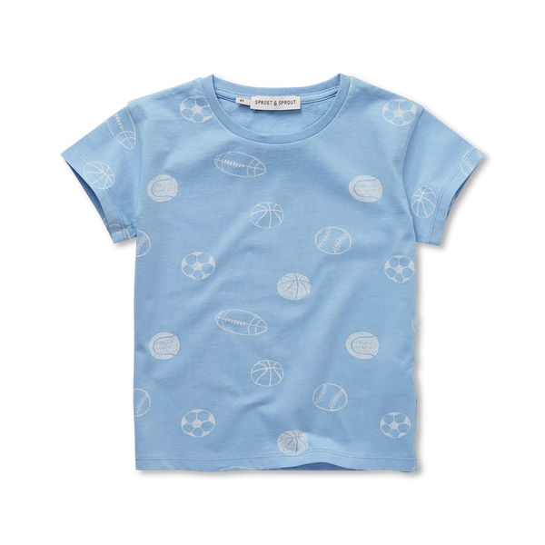 T-Shirt Balls Print – forever blue