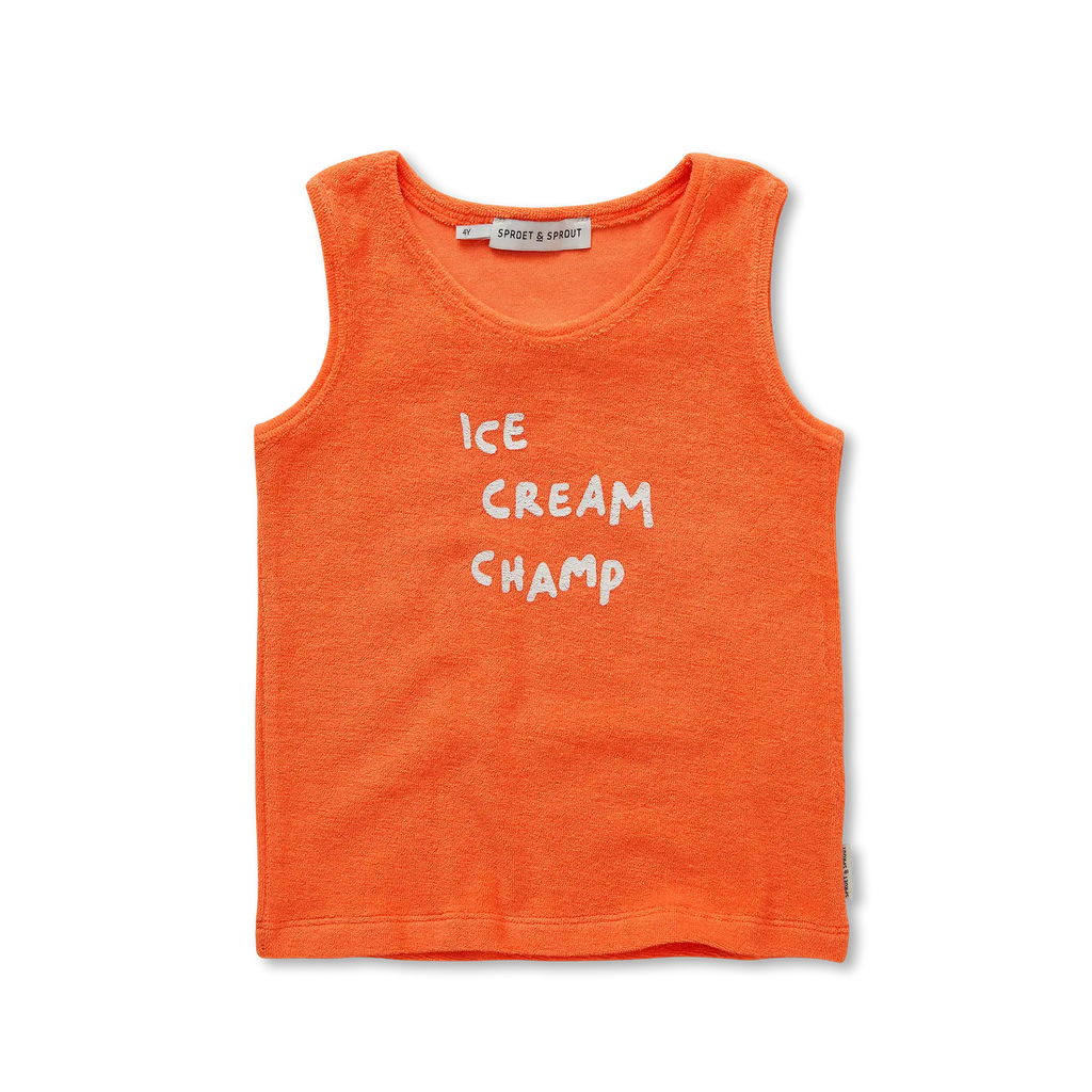 Tanktop Boys – orange sprint