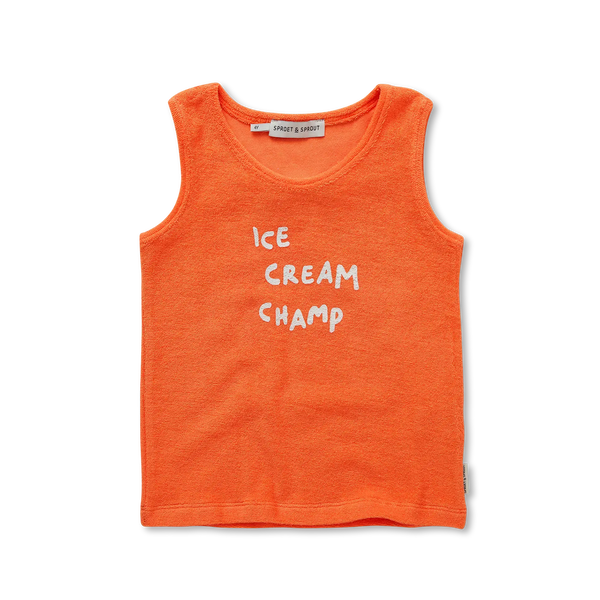 Tanktop Boys – orange sprint