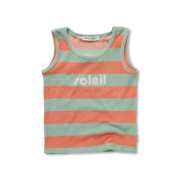 Tanktop Boys Stripes – silt green