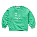 Raglan Sweatshirt Ice Cream Champ – jade green