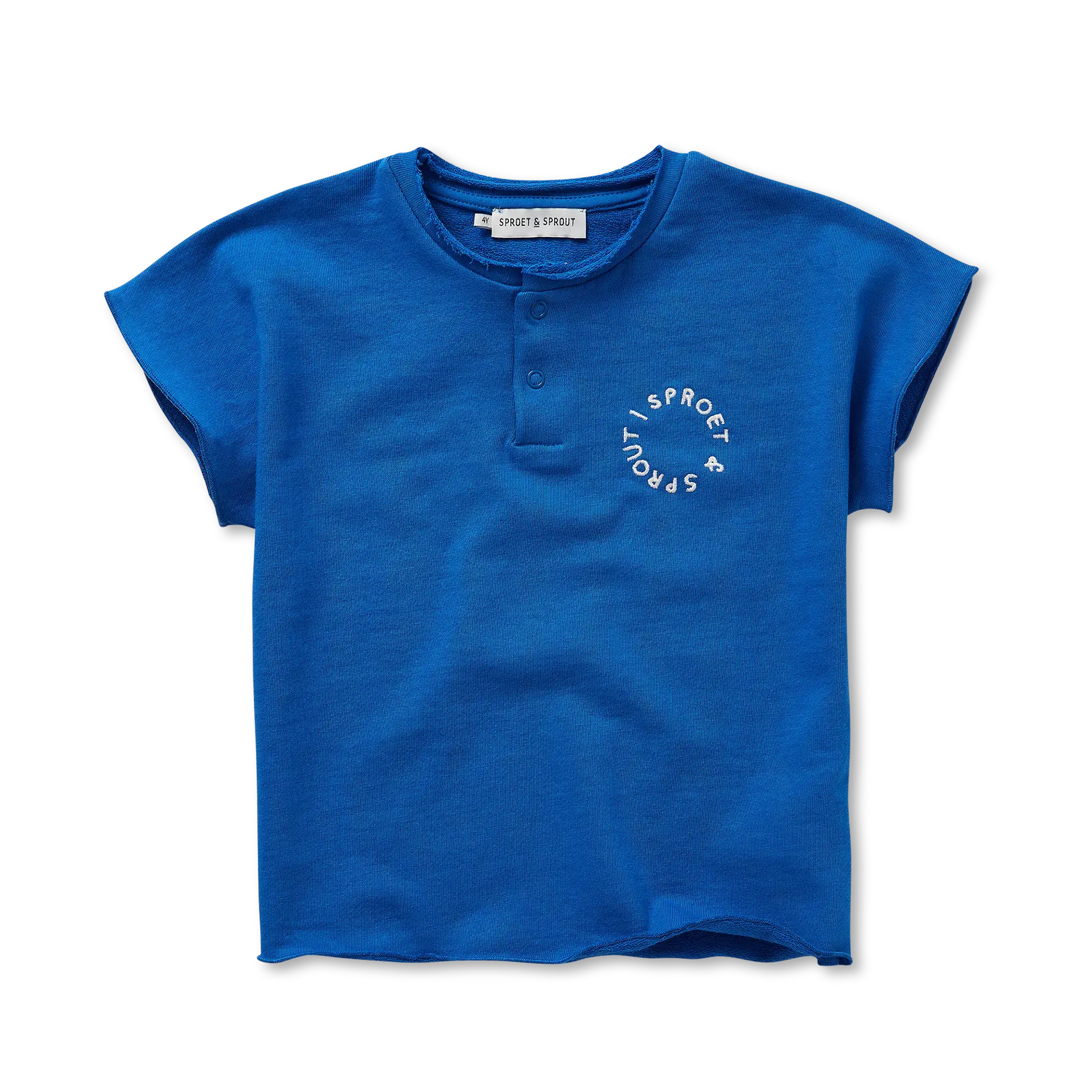 Sweat Top Grandad – sports blue