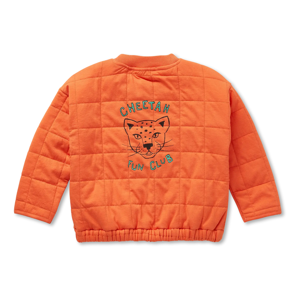 Quilted Jacket Cheetah – orange sprint