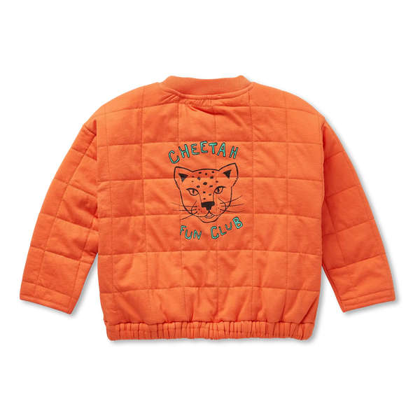 Quilted Jacket Cheetah – orange sprint