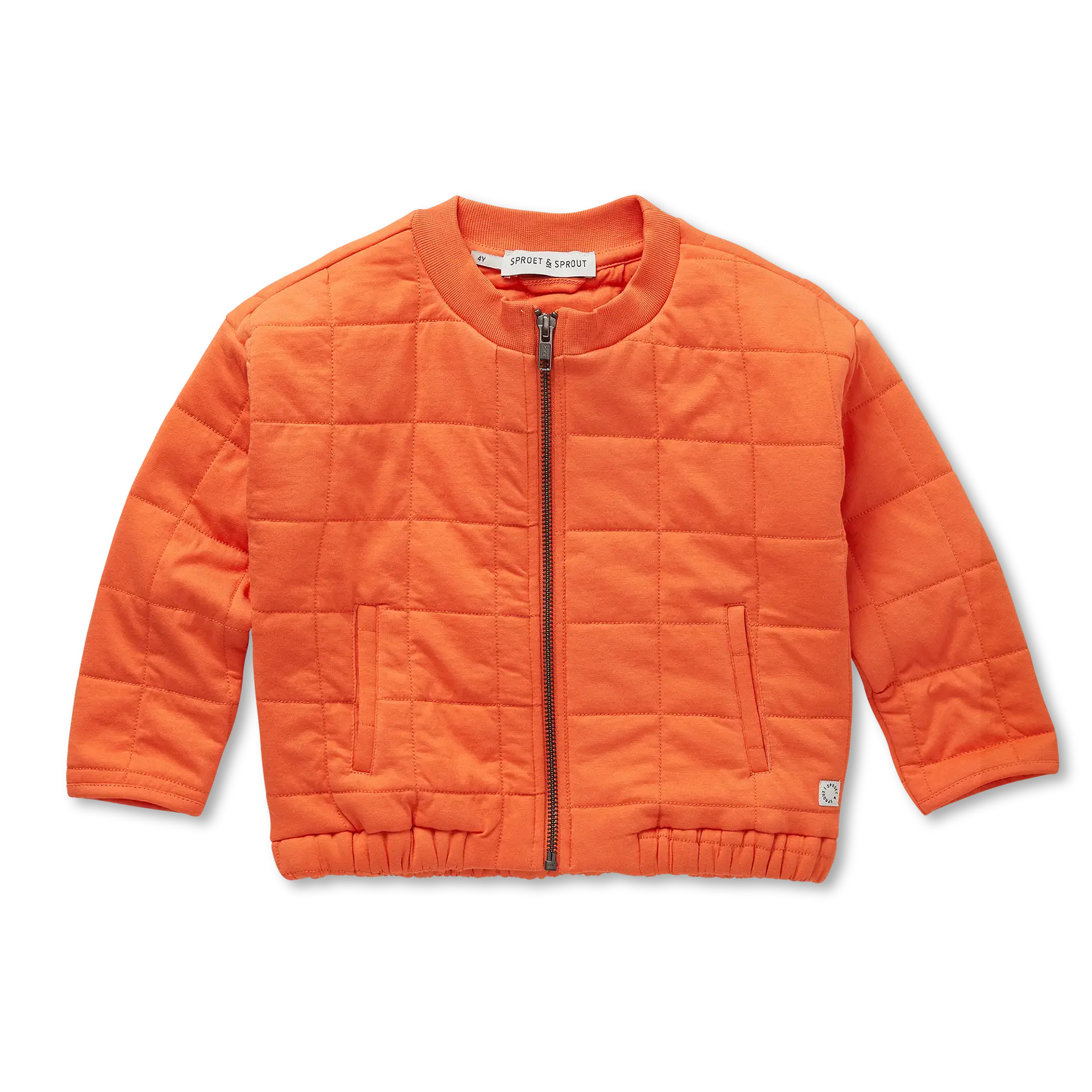Quilted Jacket Cheetah – orange sprint