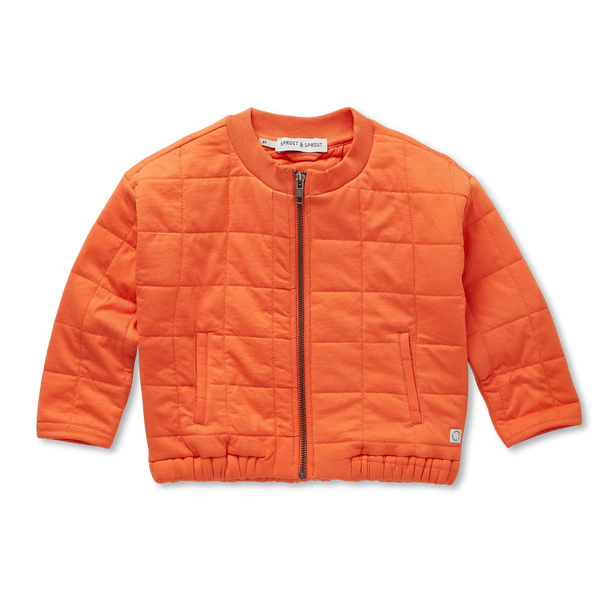 Quilted Jacket Cheetah – orange sprint