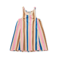 Loose Dress Striped – sesame