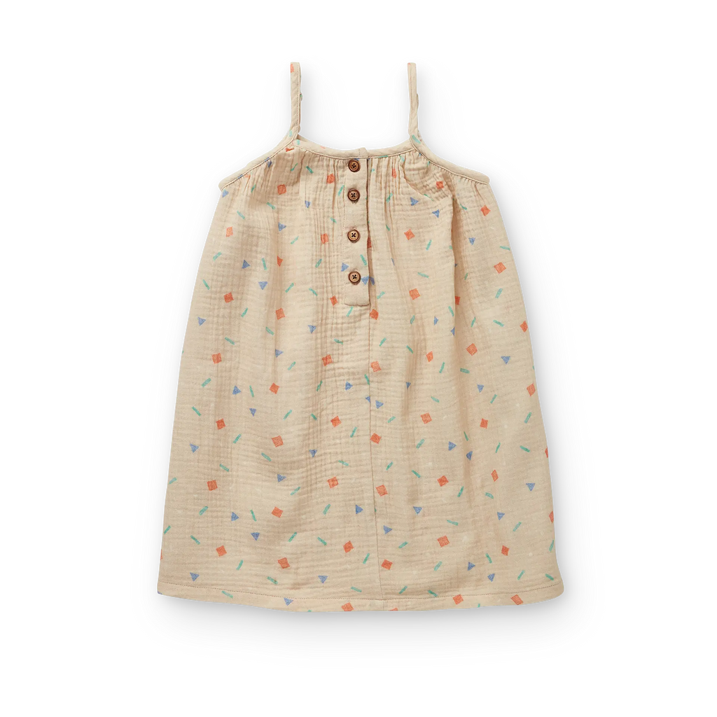 Muslin Dress Sprinkle – sesame