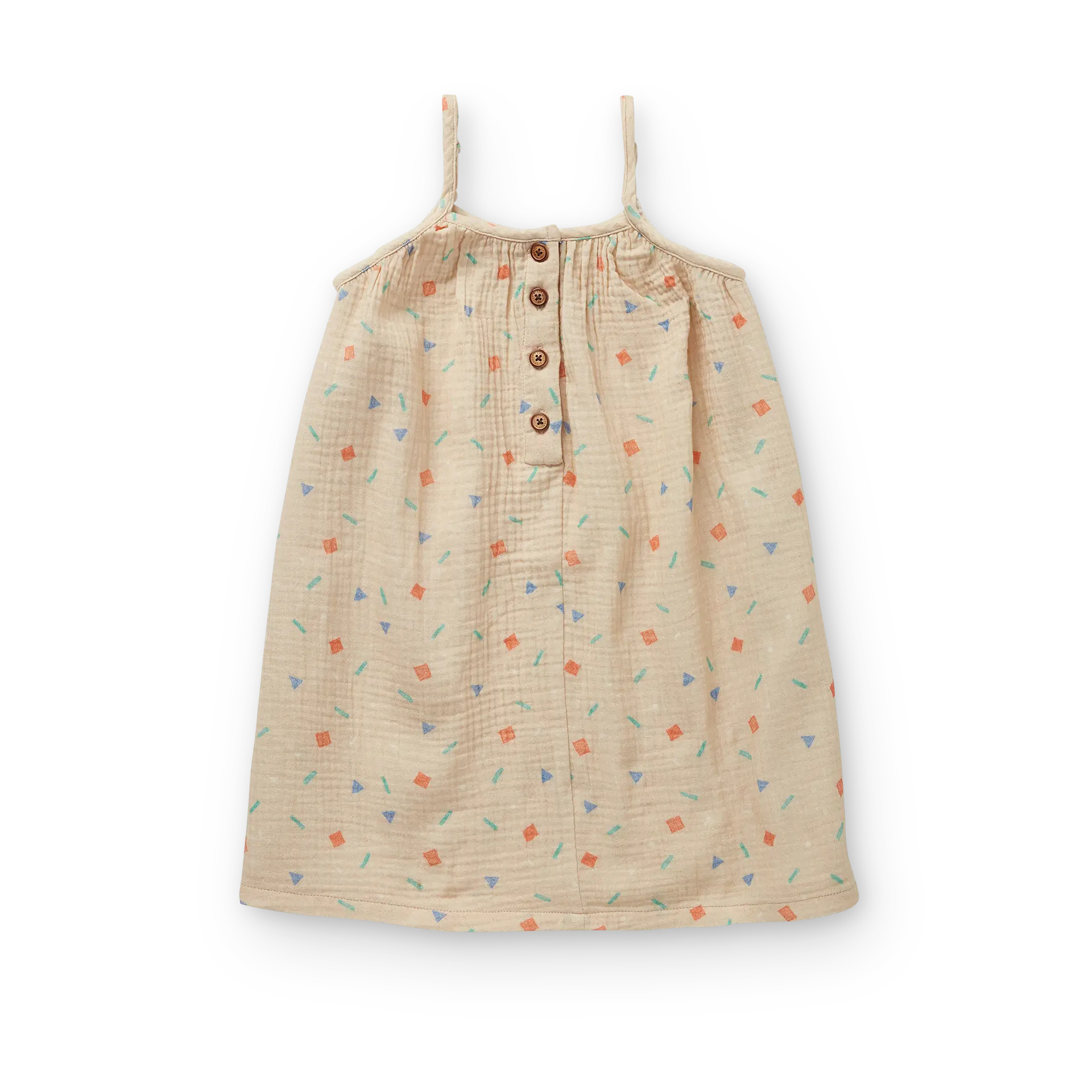 Muslin Dress Sprinkle – sesame