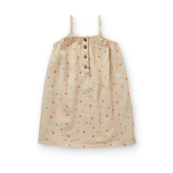 Muslin Dress Sprinkle – sesame