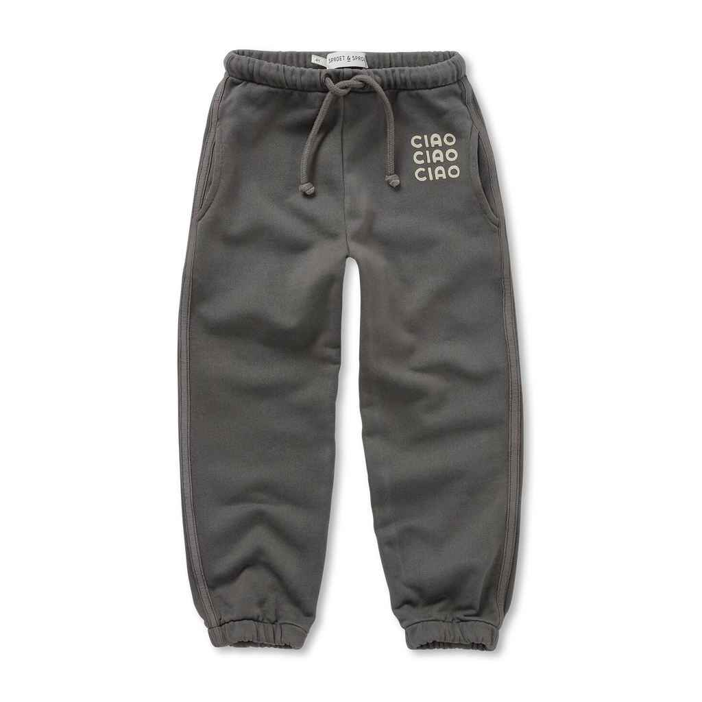 Sweatpants – washed black