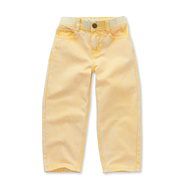 Denim Pants – pastel yellow