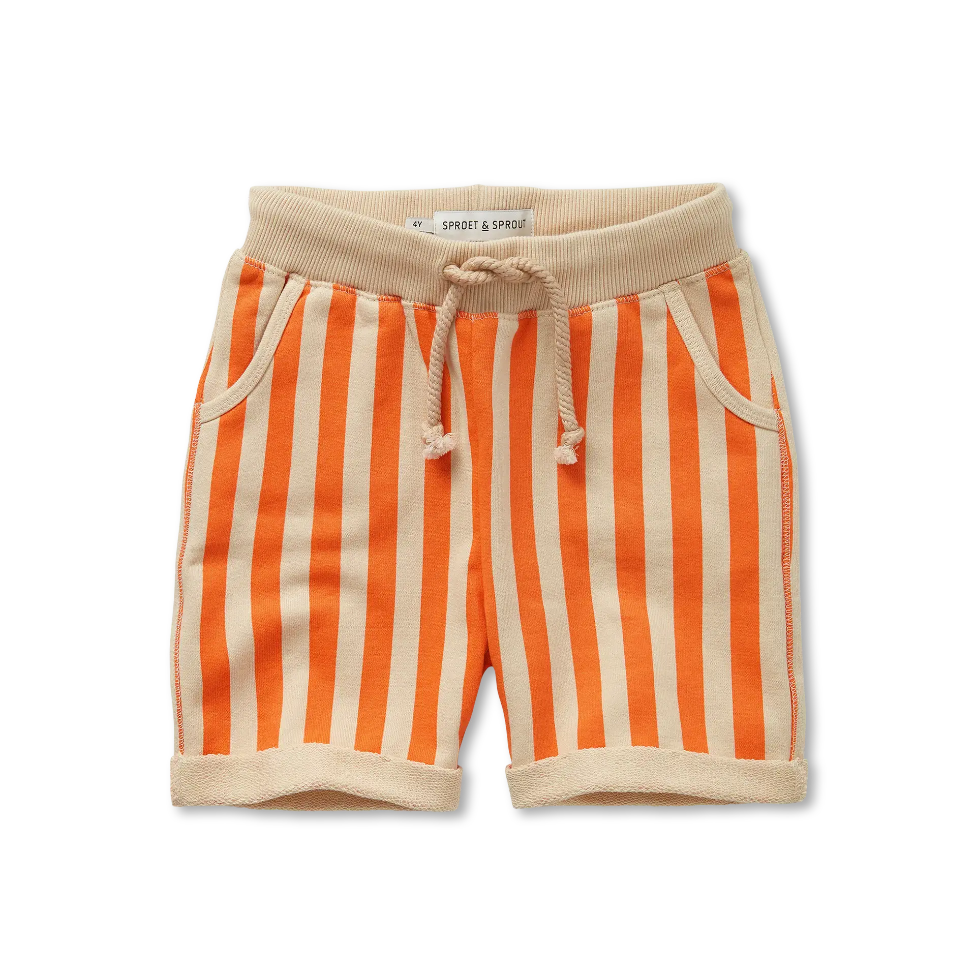 Sweat Shorts Small Stripes – sesame