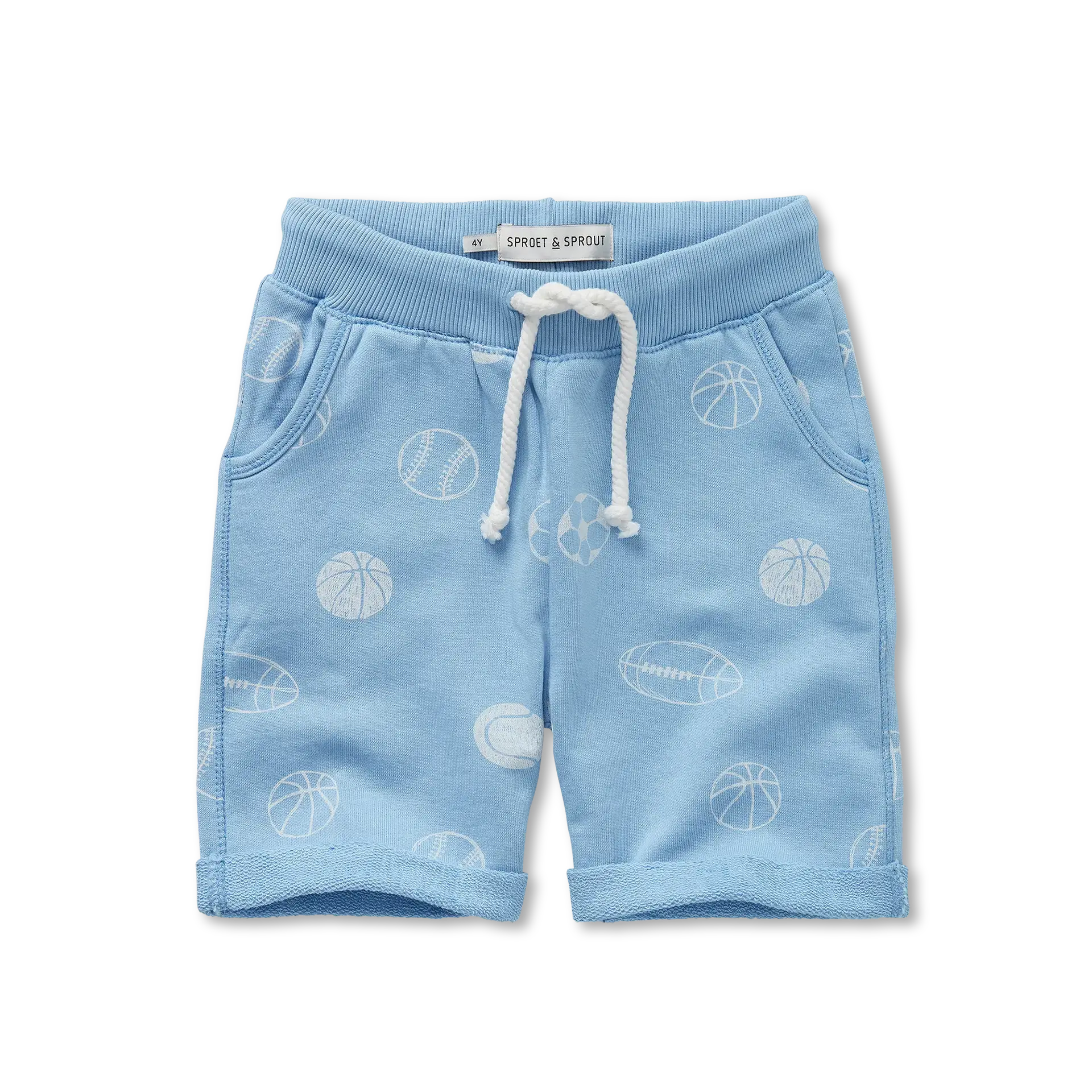 Sweat Shorts Balls Print – forever blue