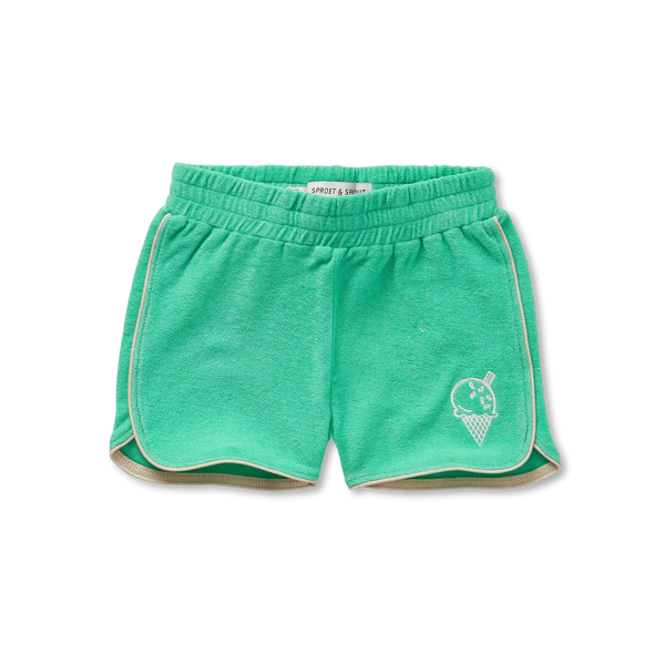 Terry Sport Shorts – jade green