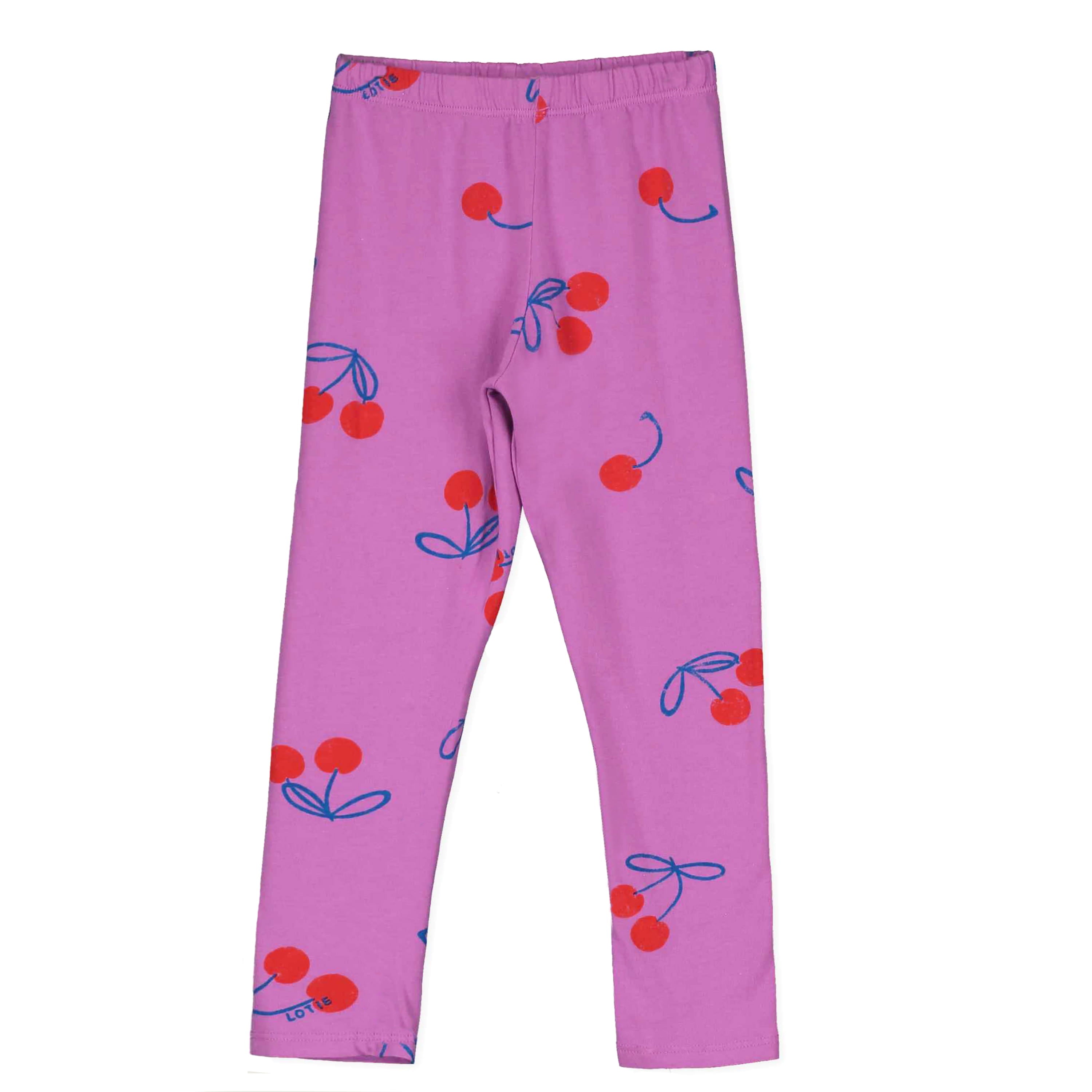 Cherries All Over Leggings – magenta