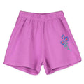 Jackard Shorts Flowers Embroidery - magenta