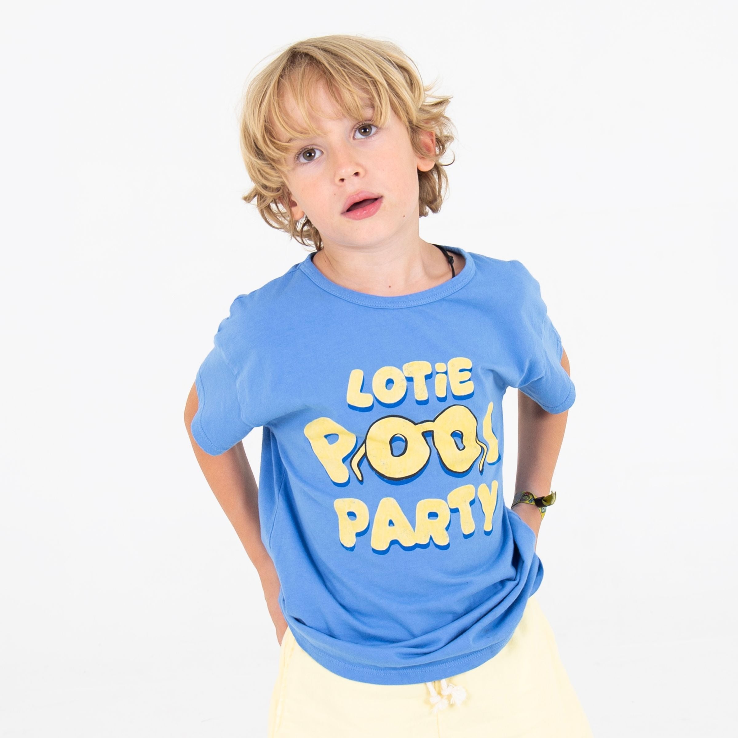 Lötie Pool Party Regular T-Shirt – baja blue