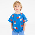 Lucky Red Stars All Over Regular T-Shirt – royal blue