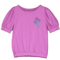 Bloused Jackard Tee – magenta