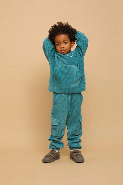 Cargo Sweatpants Rib – shady green
