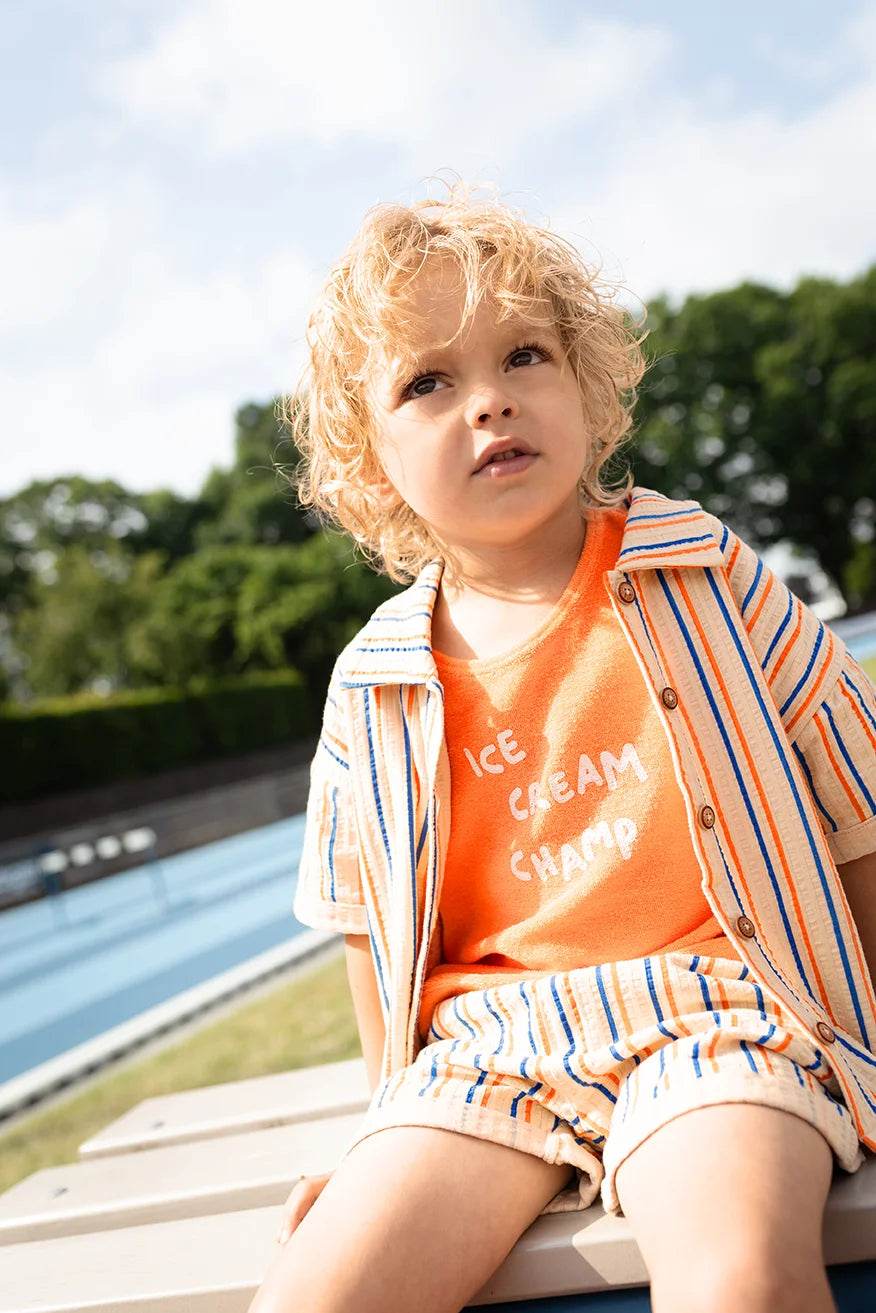 Tanktop Boys – orange sprint