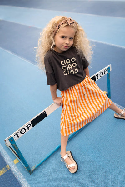 T-Shirt Ciao – washed black