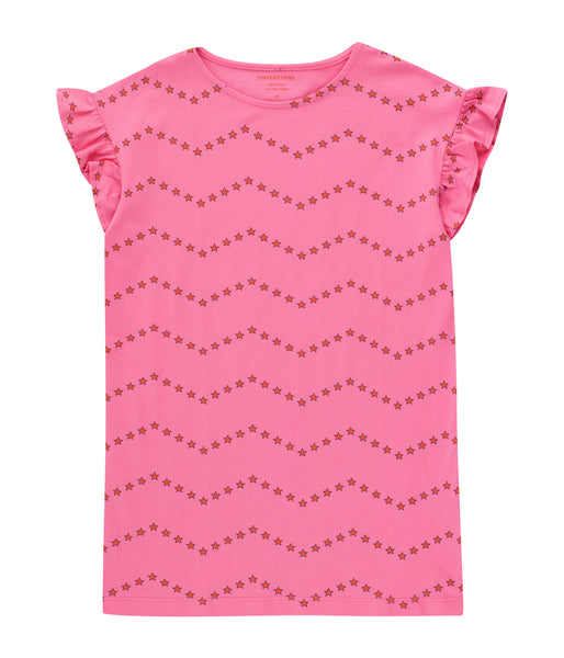 Zigzag Dress – dark pink