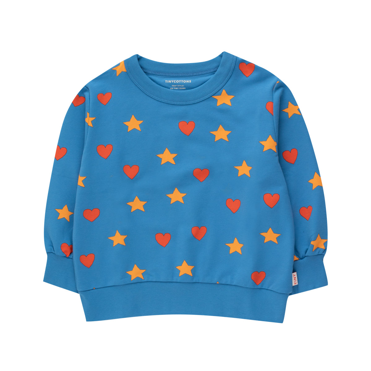 Hearts Stars Sweatshirt – blue