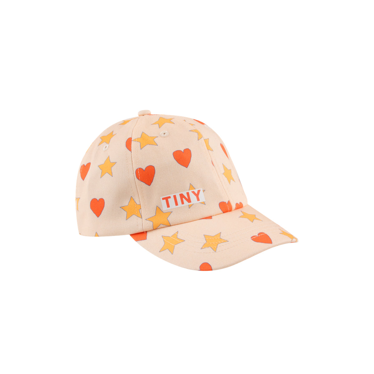 Hearts Stars Cap – light cream