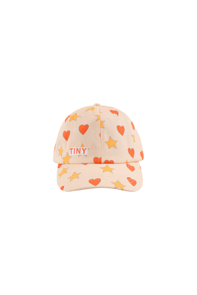 Hearts Stars Cap – light cream