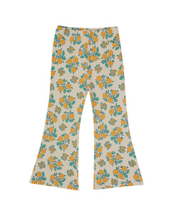 Flowers Rib Pant – dark vanilla