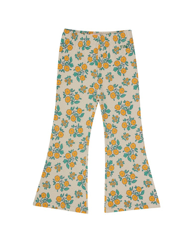 Flowers Rib Pant – dark vanilla