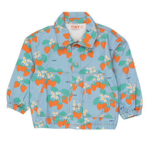 Strawberries Jacket – denim blue