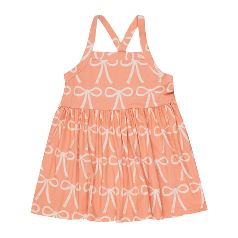 Swim Bows Dress – papaya