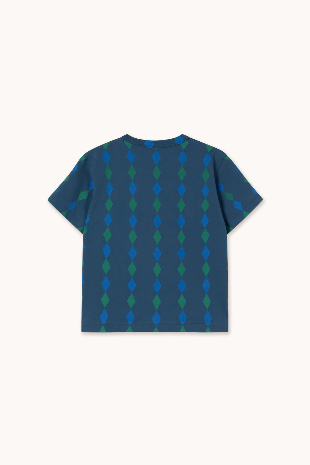 Diamonds Knitted Tee – light navy